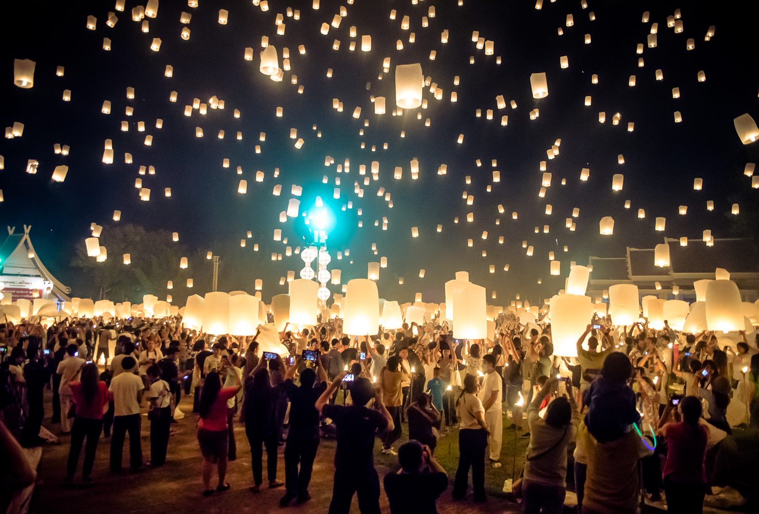 Yi Peng och Loy Krathong — lyktfestivalen i Chiang Mai